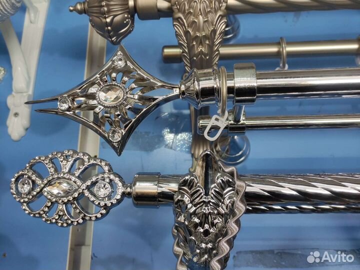 Карниз для штор металлический