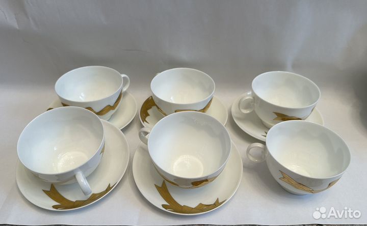 Сервиз чайный «Платиновые бантики» 6 персон ифз