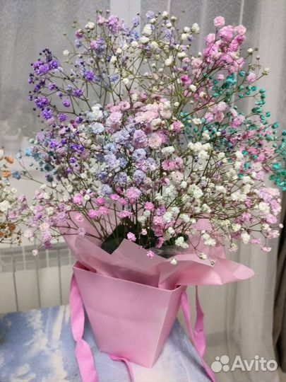 Гипсофила букеты,подарок учителю