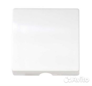 Simon S82 Concept Матовый белый, Накладка для шнурового выключателя и вывода кабеля