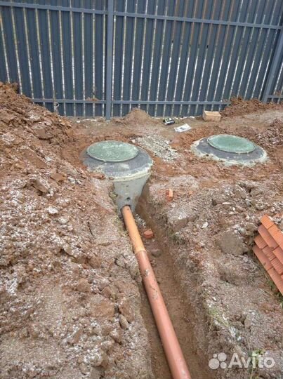 Копка колодцев, септиков, дренажи под ключ