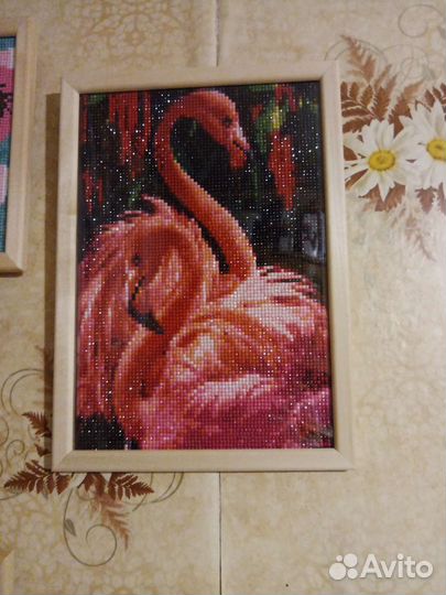 Алмазная вышивка готовая работа