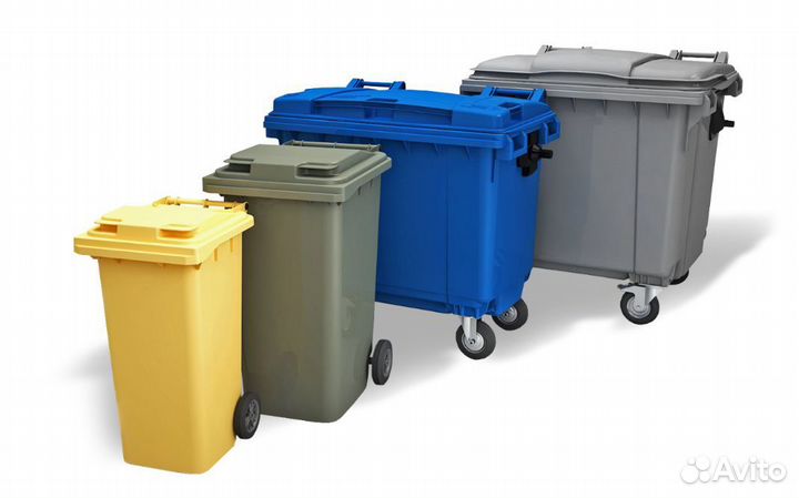 Мусорный контейнер 120,240,360,660,770,1100 литров