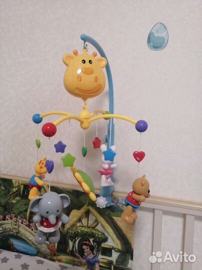 2 Мобиля на кроватку жирафики