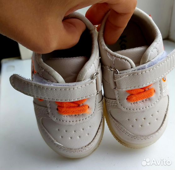 Кроссовки детские на липучке 17 размер