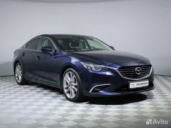 Mazda 6 2.5 AT, 2015, 145 521 км
