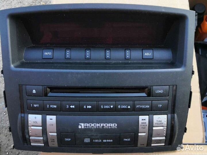 Головное устройство Mitsubishi Pajero 4 Rockford
