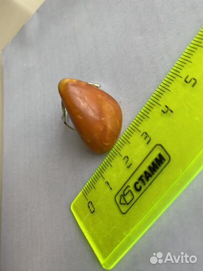 Перстень кольцо янтарь винтаж