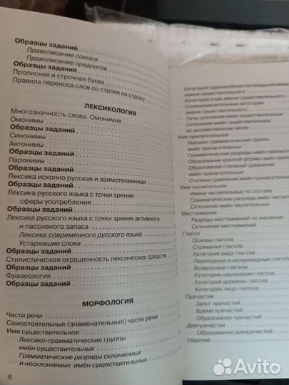 Справочник для подготовки к егэ по русскому языку