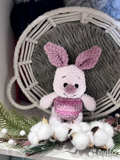 Вязаный заяц/пяточек/панда