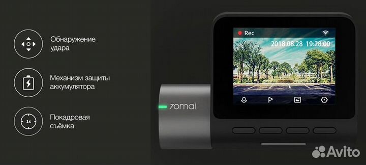 Новый видеорегистратор Xiaomi 70Mai Dash Cam Pro+