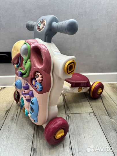 Ходунки детские каталка развив. для малышей 5в1