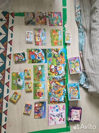Пазлы для детей пакетом 28 штук