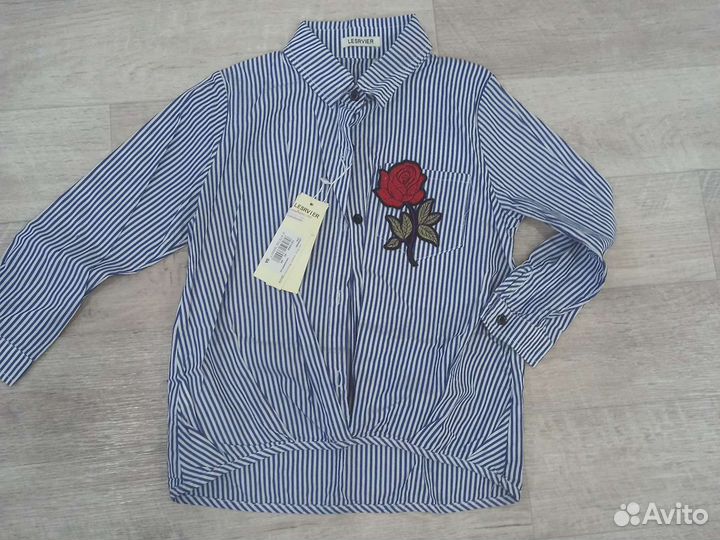 Рубашка для девочки 128