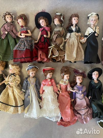 Коллекционные куклы, дамы эпохи