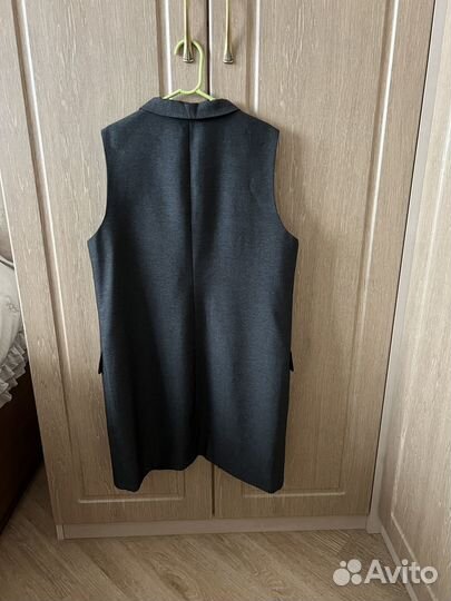 Жилет школьный серый для девочки