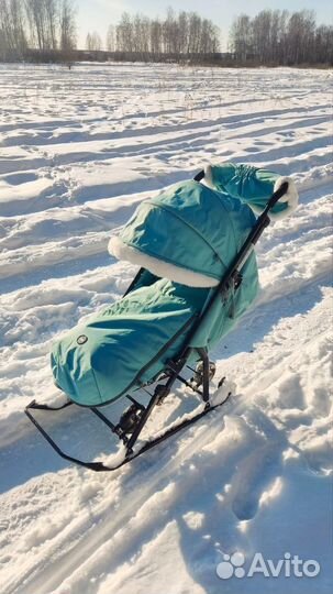 Детские санки коляска