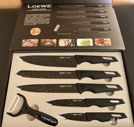 Набор ножей Loewe с антибактериальным покрытием