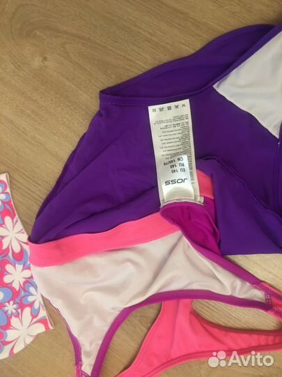 Купальник слитный и шапка для бассейна, р 140