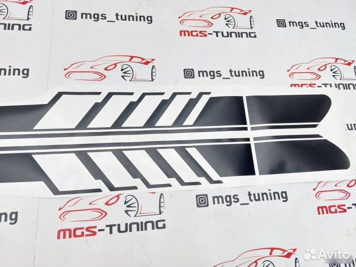 Наклейки AMG Edition на E-Class W212 черный мат