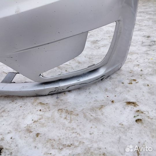 Бампер передний на Киа Рио 3