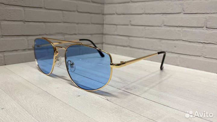 Очки ray ban голубые женские