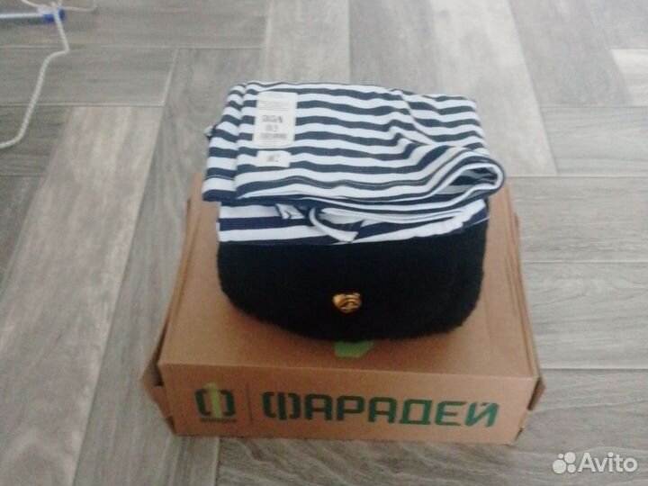 Шапка ушанка военная перчатки и шарф