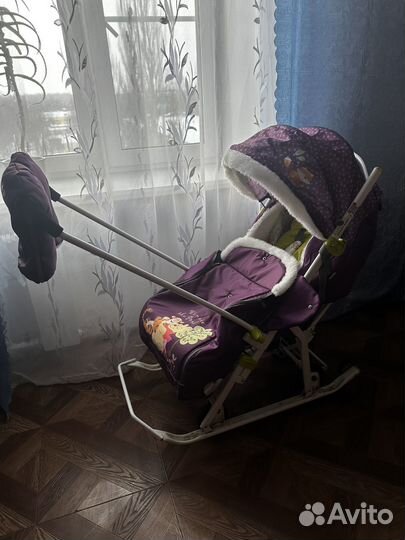 Детские санки коляска ника Дисней