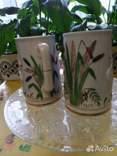 Пивная кружка Цапли в камышах. Сысерть