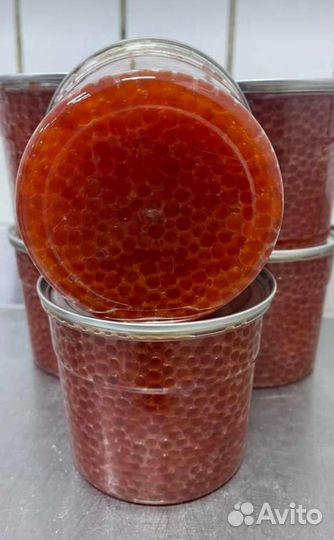 Красная икра кета