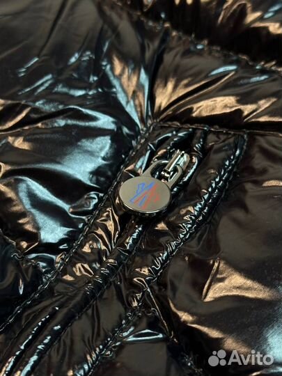 Пуховик moncler maya глянцевый NFC