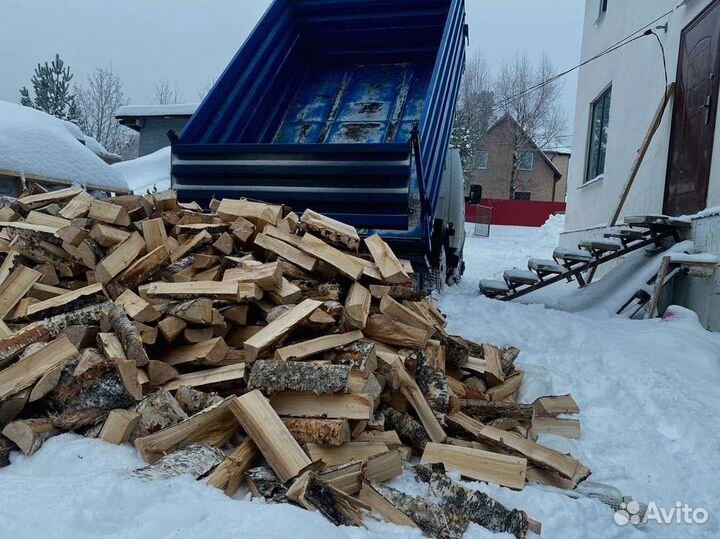 Дрова колотые березовые