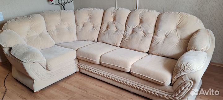 Диван бу и кресло