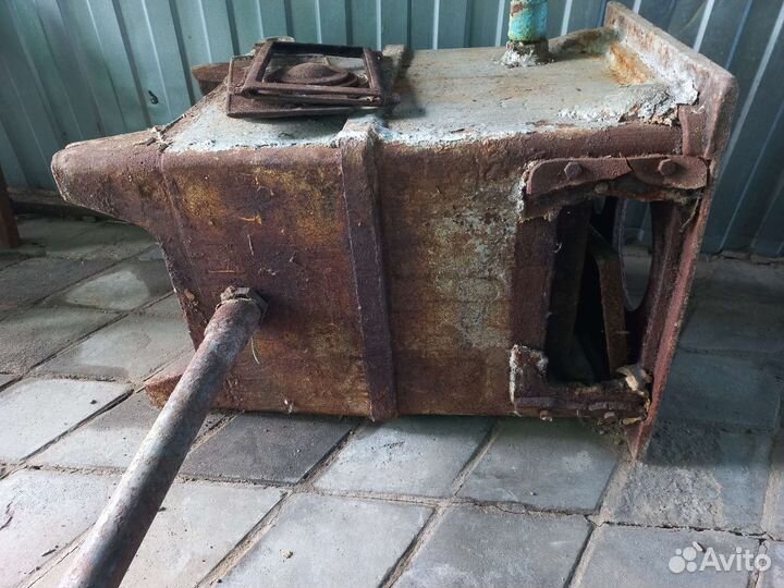 Печь буржуйка чугунная СССР