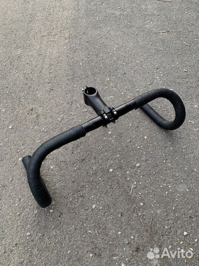 Руль баран алюминий 25.4 мм + вынос 90 мм