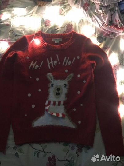 Свитер женский новогодний ostin шерстяной