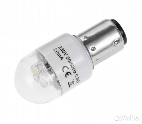 Лампочка для швейной машины BA15D лампа