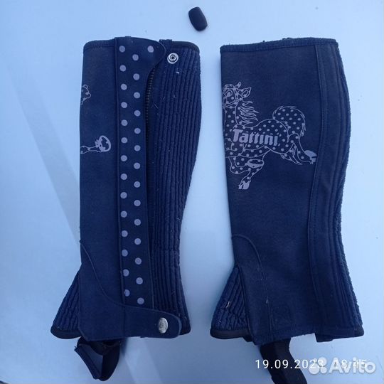 Краги для верховой езды детские