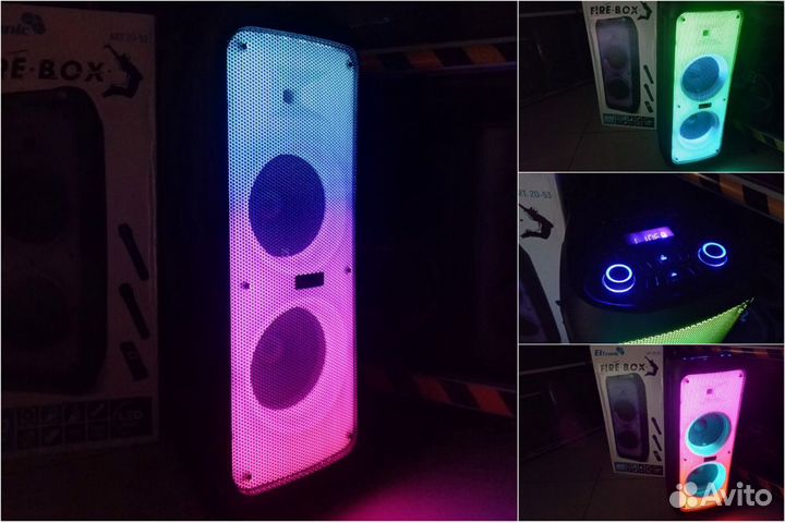 Большая bluetooth колонка 800вт eltronic