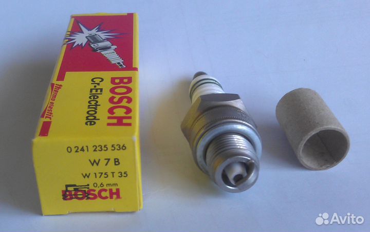 Свечи зажигания Bosch W7B Бразилия (а17в) 4шт.ориг