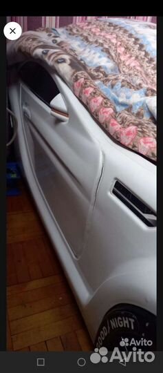 Детская кровать машина бу с матрасом и подсветкой