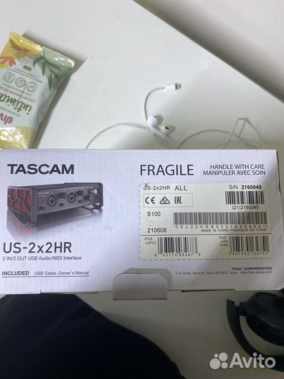 Tascam us2x2hr