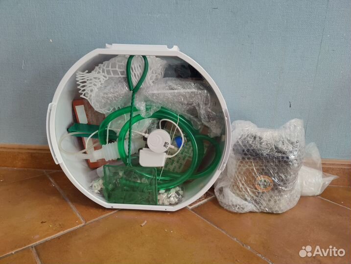 Аквариум круглый Deco 20л полный фарш умный дом