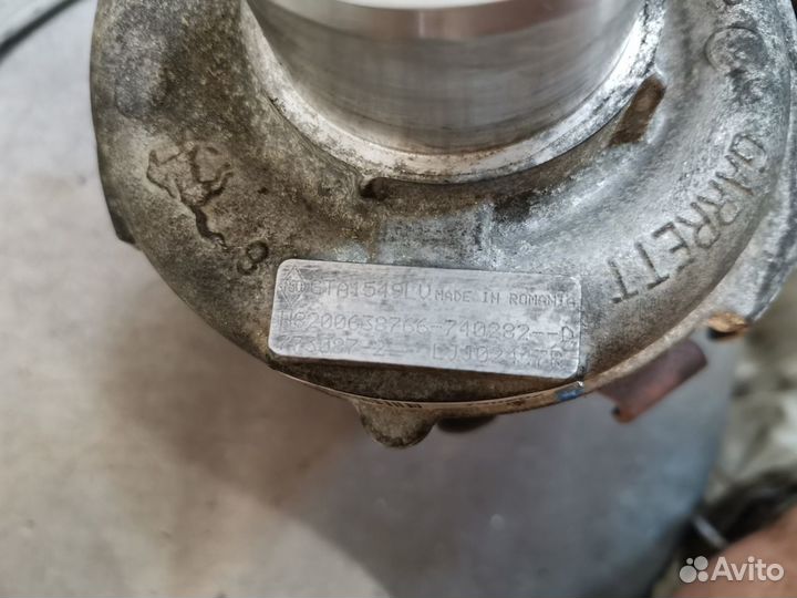 Турбокомпрессор Garrett GTA1549LV Nissan Renault