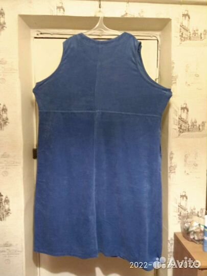 Вельветовый сарафан большого размера