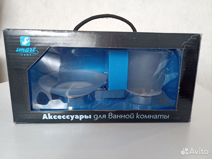 Набор для ванной комнаты (мыльница и стакан)