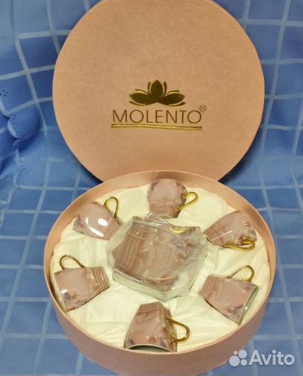 Кофейный Сервиз Molento 6 персон Новый