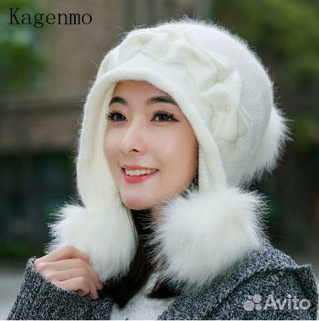 Шапка женская вязаная