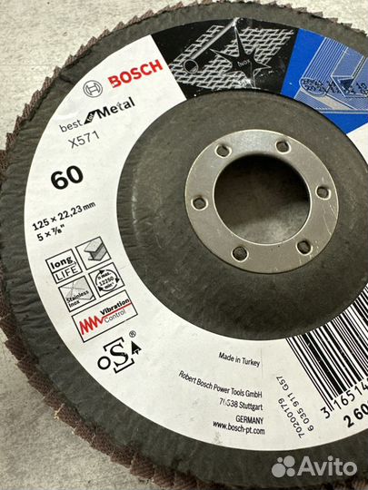 Круг лепесток Best for Metal (125 мм; К60) Bosch