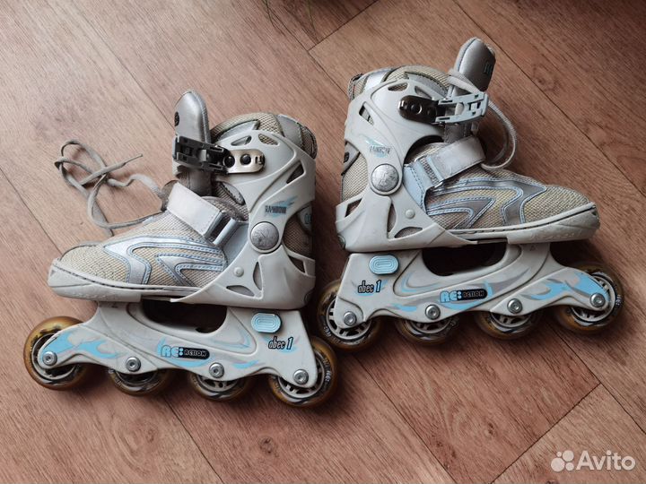 Роликовые коньки детские раздвижные 29-33 размер